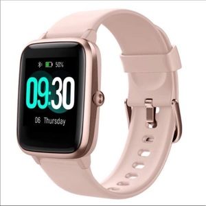 Pink Smart Watch for Android Phones and iOS Phones